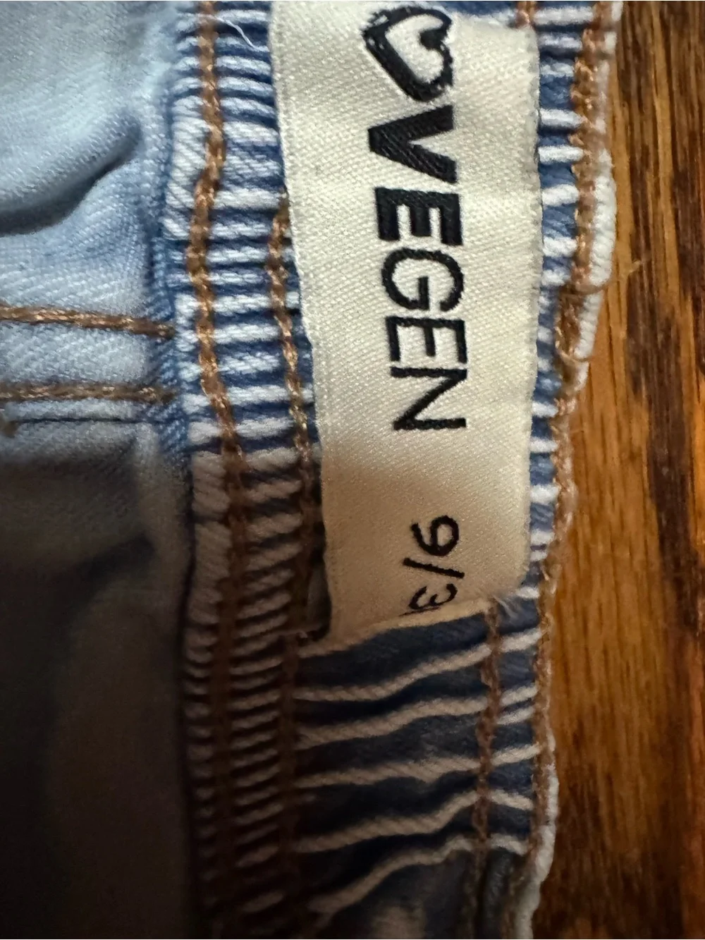 Levi's Light Wash Denim Cargo Skirt-Style Shorts
